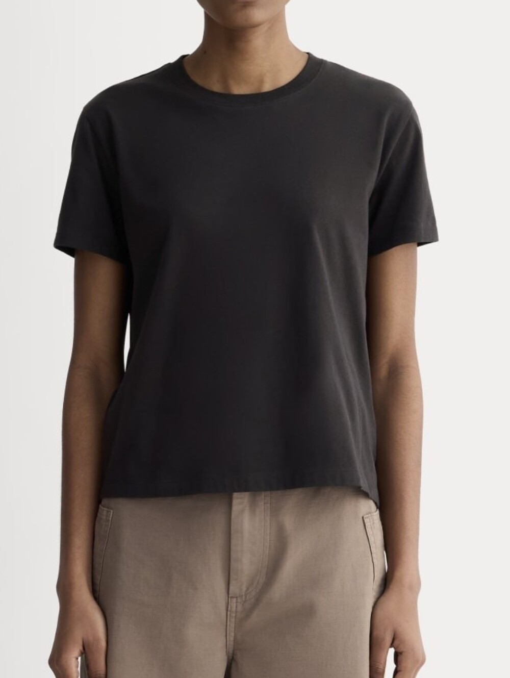 Everlane Black Short-Sleeve Crewneck Tee